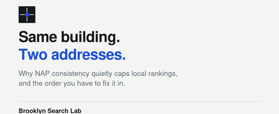 NAP Consistency: The Boring Local SEO Fix That Actually Moves Rankings