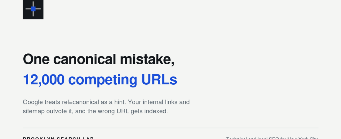 The Canonical Tag Mistake That’s Splitting Your Rankings Across 12,000 URLs